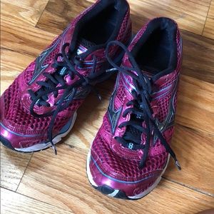 Pink Mizuno sneakers